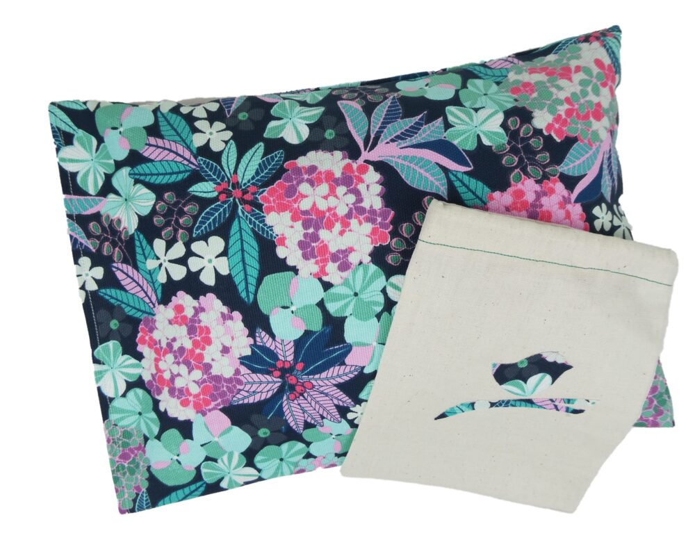 Tropical Floral: Natural Filled Back Support Pillow