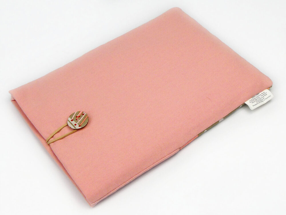 Yellow Robin iPad Tablet Kindle Sleeve with Pocket Australian Handmade Pink Sunshine