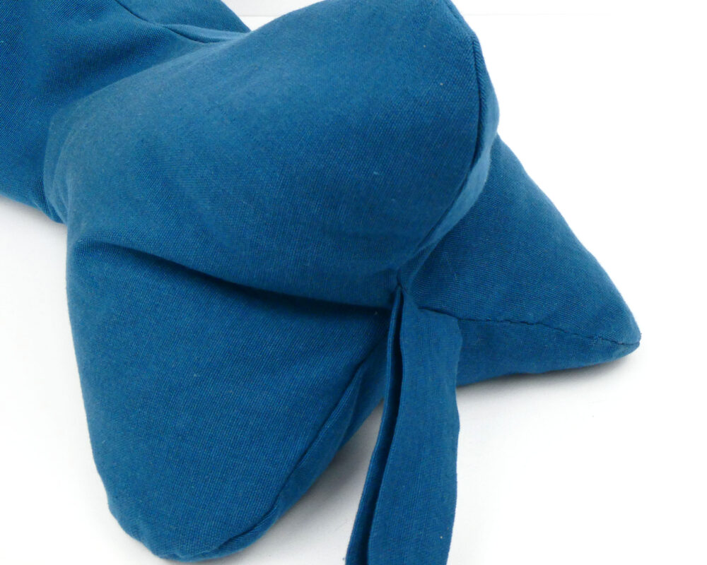 Blue: Natural Filled Neck Support Reading Pillow