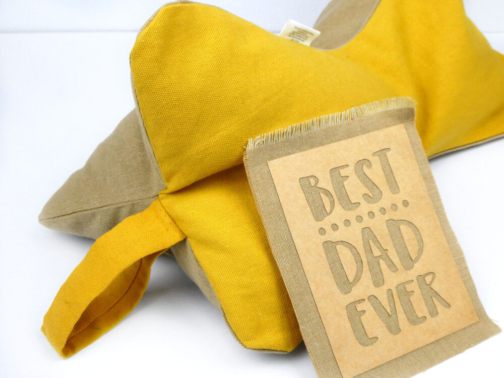 Yellow Robin Neck Pillow Father Gift Yellow Beige