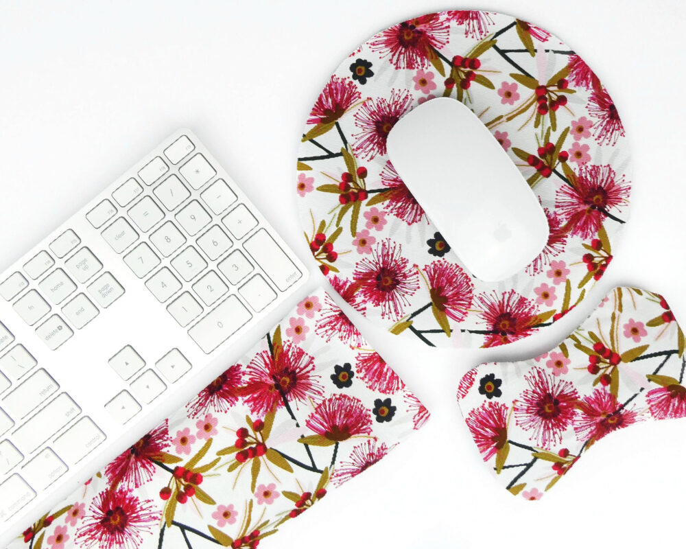 Eucalyptus: Natural Filled Ergonomic Wrist Rests for Keyboard & Mouse