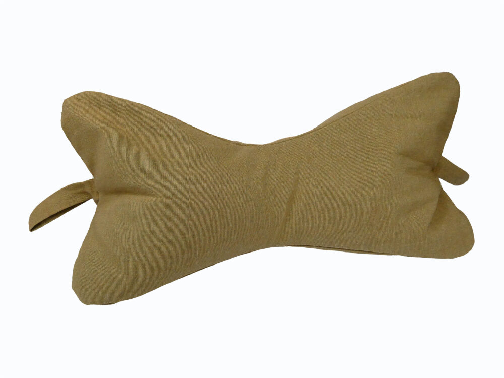 Yellow Robin Neck Pillow Beige