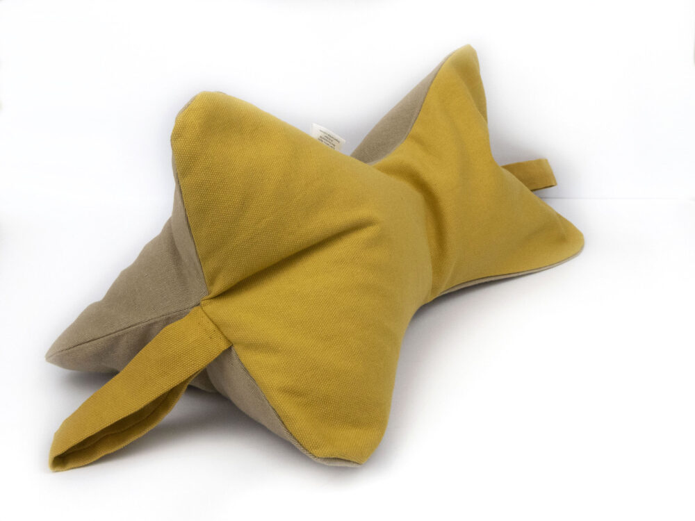 Yellow Robin Neck Pillow Yellow Beige