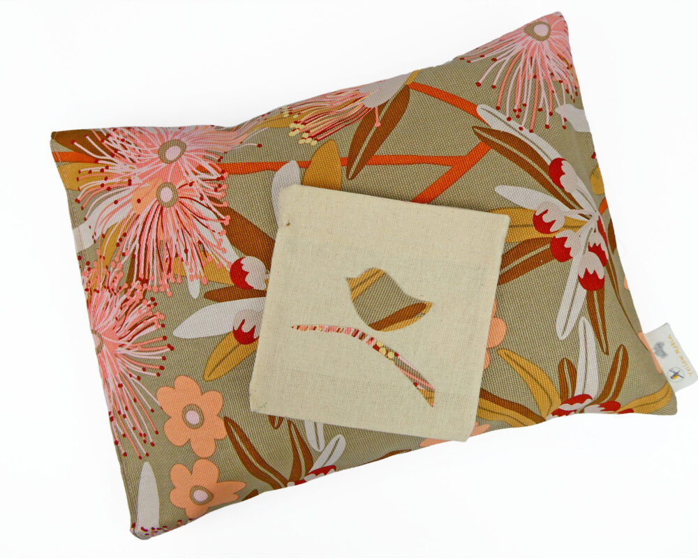 Pink Sunshine: Natural Filled Back Support Pillow