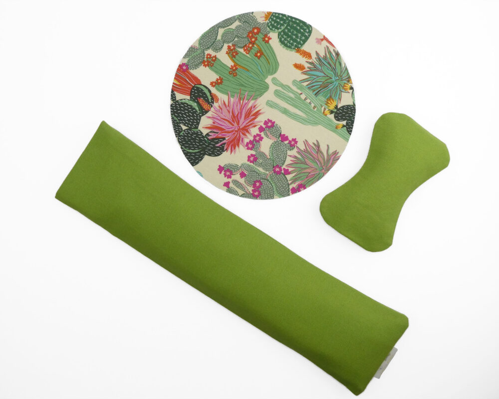 Light Green: Natural Filled Ergonomic Wrist Rests for Keyboard & Mouse