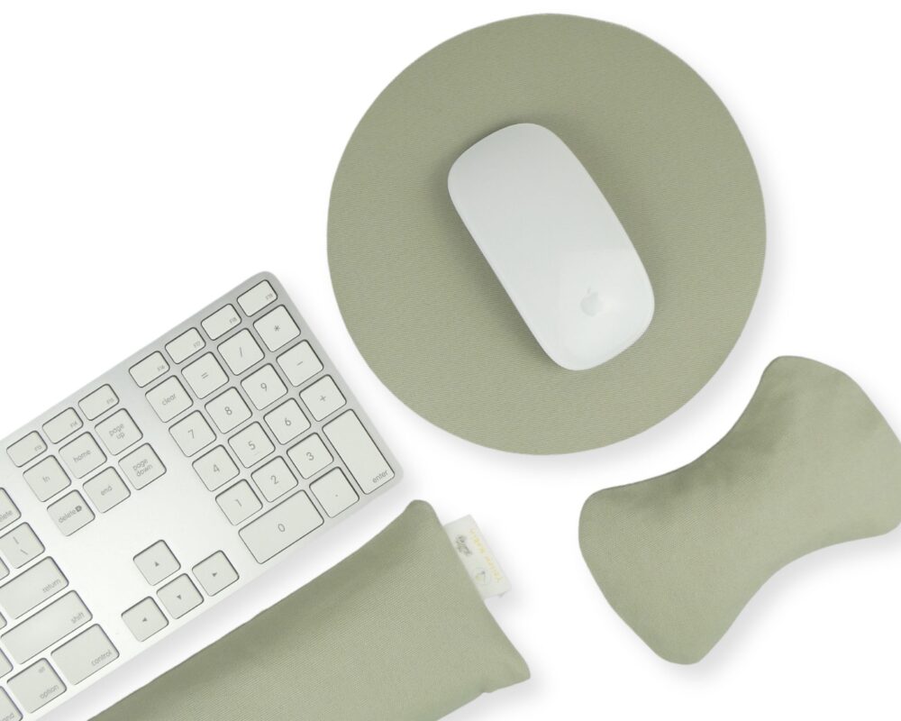 Sage: Natural Filled Ergonomic Wrist Rests for Keyboard & Mouse