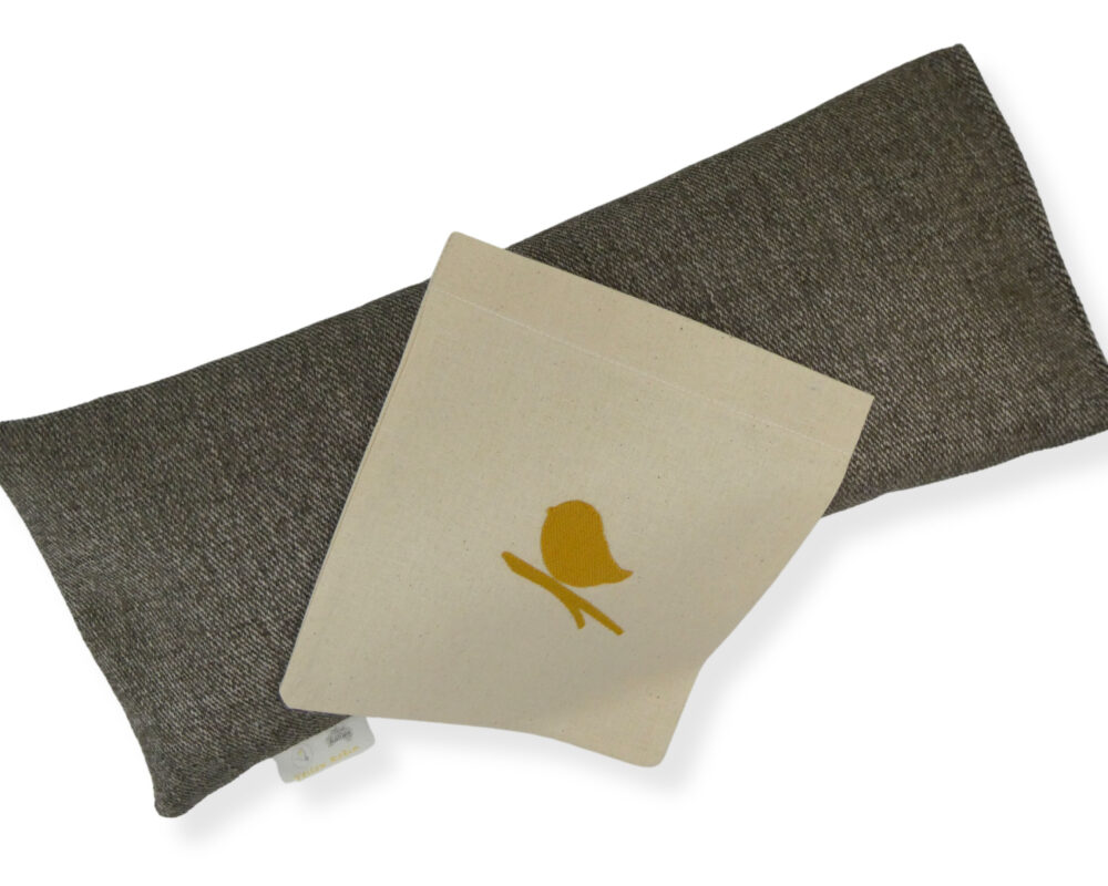 Brown: Natural Filled Back And Neck Support Pillow